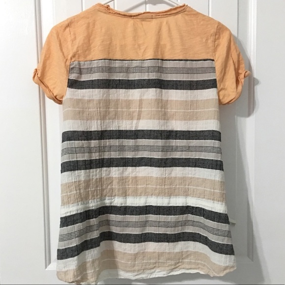 Anthropologie Jersey and Sheersucker Tee - Picture 5 of 5